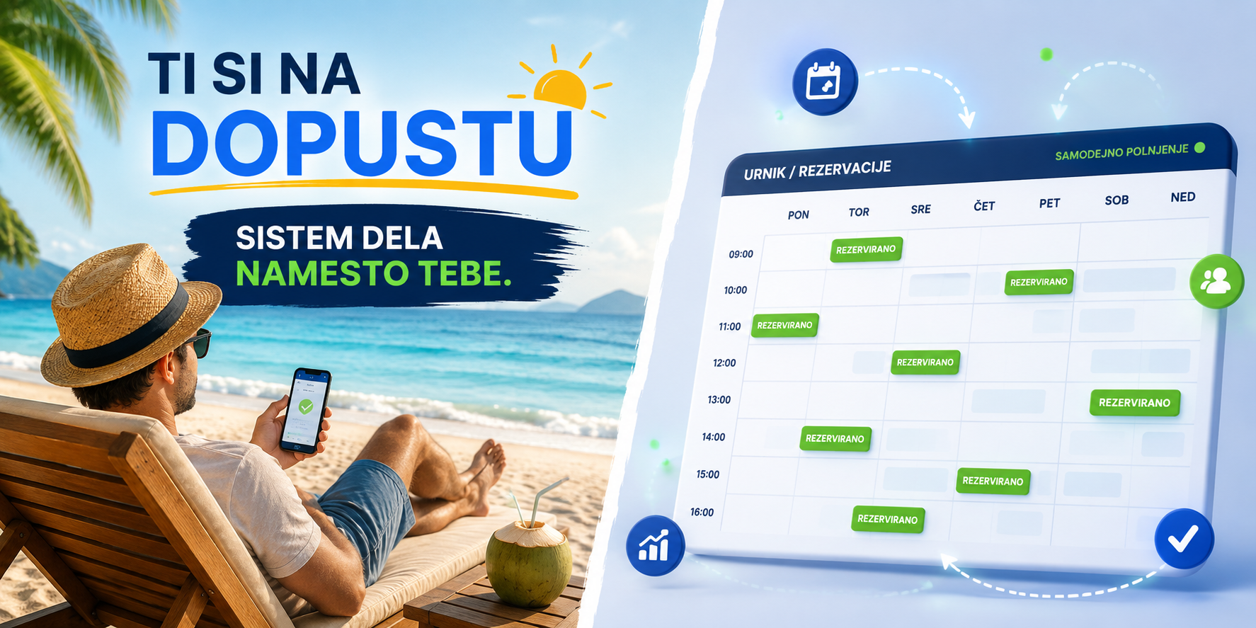 Poletni dopust ali izgubljen prihodek? Kako ne izgubiti strank, ko ste na dopustu